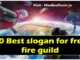 free fire guild slogan