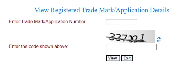 trademark application status,