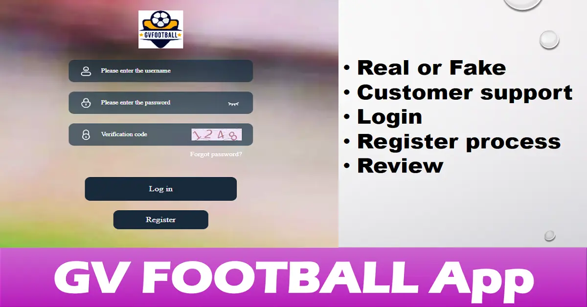 GV Football App Login (Gvfootball Real or Fake)