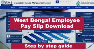 West Bengal Employee Pay Slip Download,