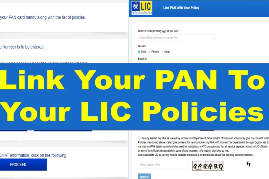 Link Your PAN To Your LIC Policy