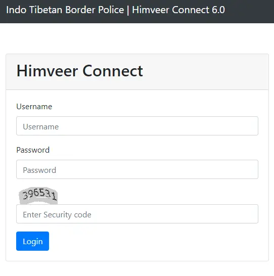 itbpolice.nic.in, himveer login,