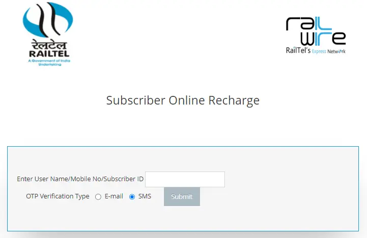 recharge railwire broadband online,