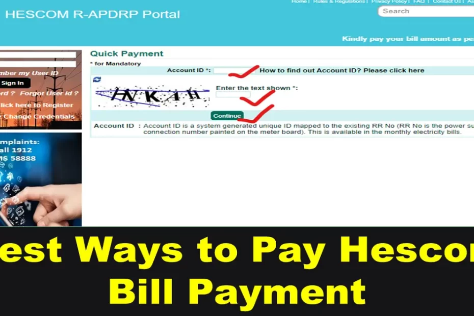 hescom bill payment,