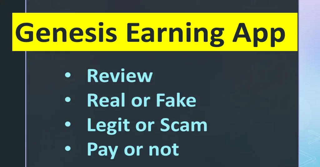 genesis earning app review