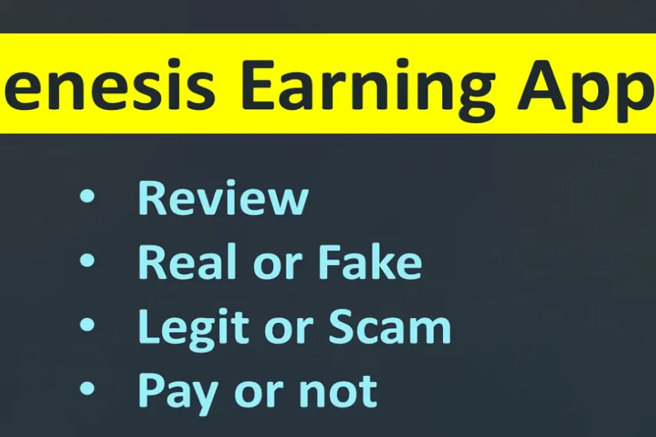 genesis earning app review
