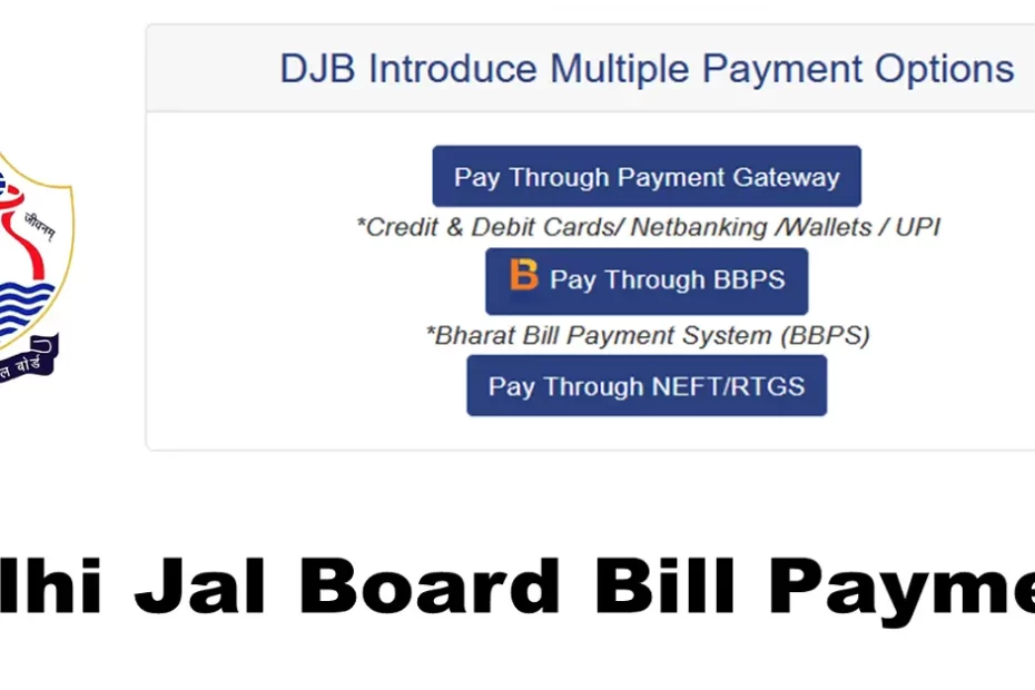 delhi jal board bill payment online
