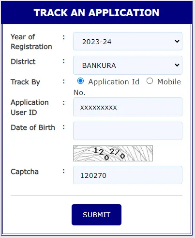 wbmdfc track application