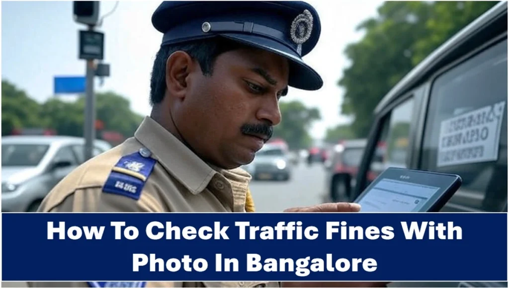 How to Check Traffic Fines With Photo in Bangalore 2 Check Traffic Fines With Photo